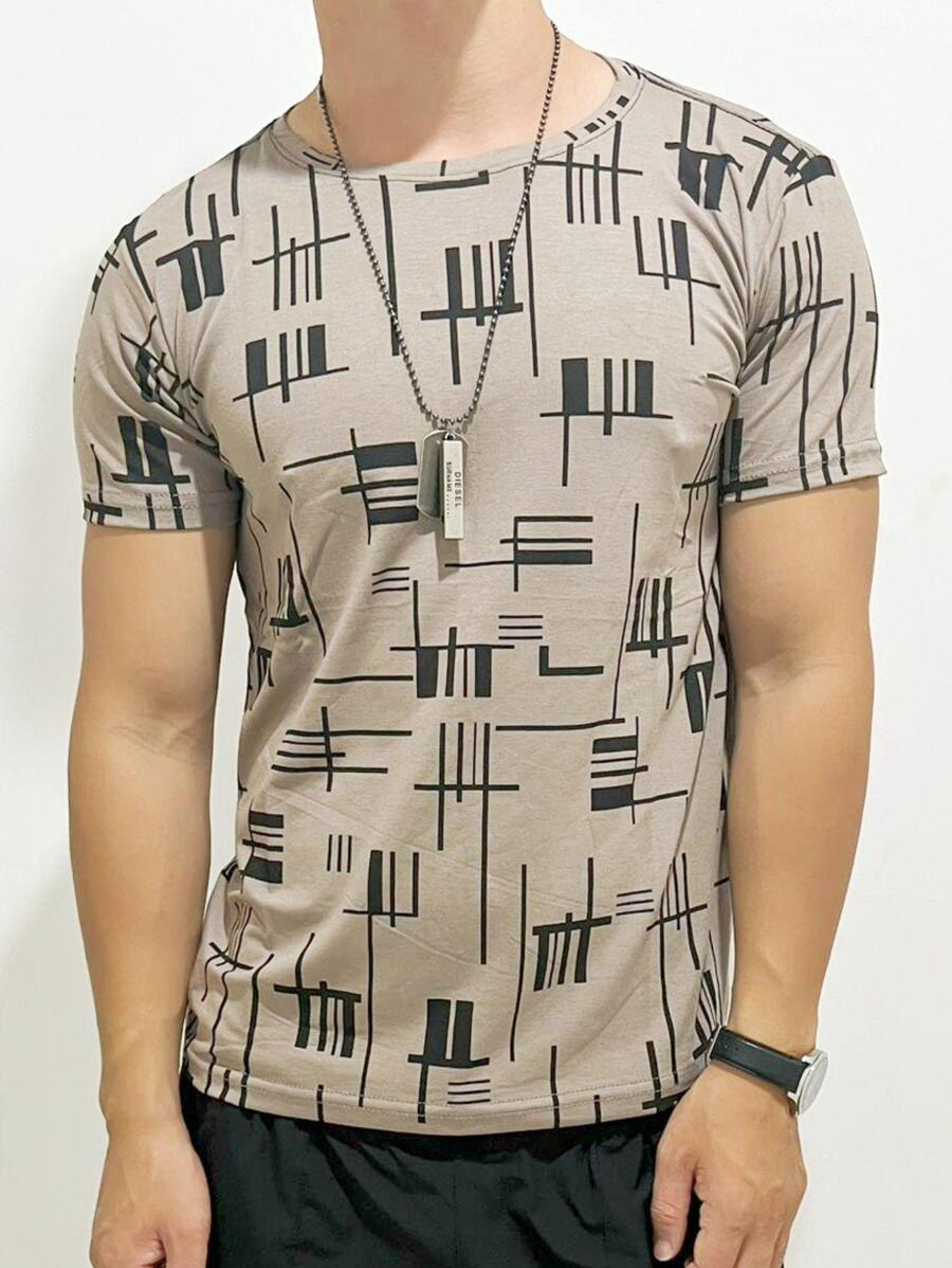 Men T-Shirts & Tanks - Màu Khaki - Xem 1