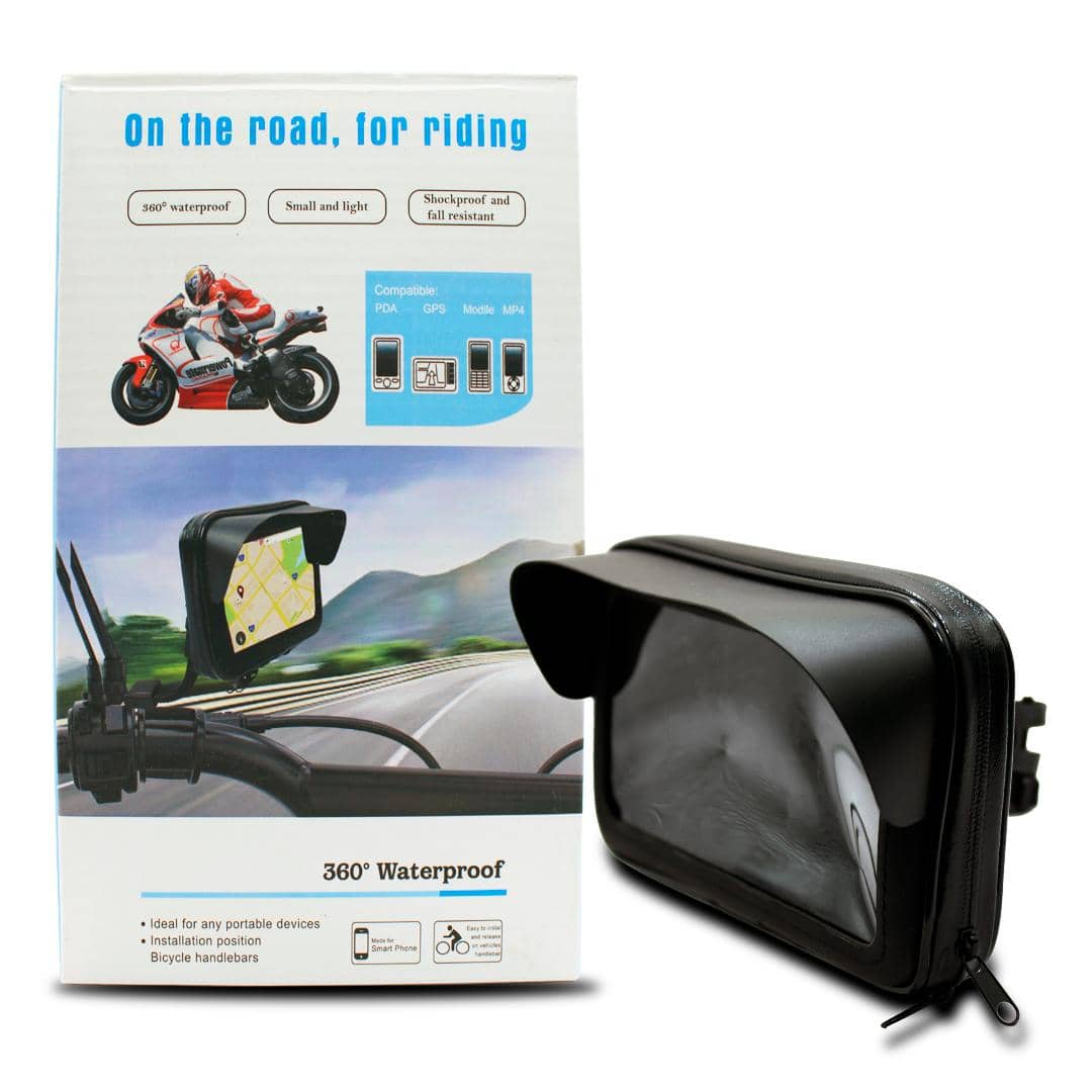 Soporte Para Celular Moto, Base Porta Teléfono360° horizontal - Negro - Ver 1