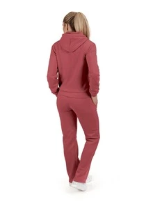 Pants Dama Conjunto Afelpado Felpa Moda - Rosa Oxidada - Ver 2