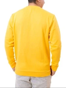 Men Sweatshirts - Màu vàng - Xem 2