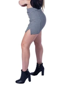 Women Sports Skirts & Skorts - 黑與白 - 查看 3