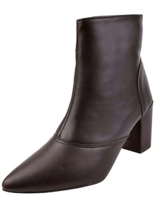Women Fashion Boots - Black - View 1