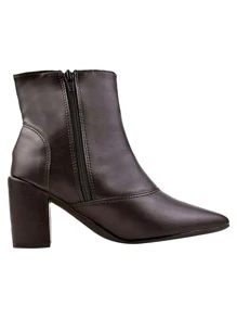 Women Fashion Boots - Black - View 2