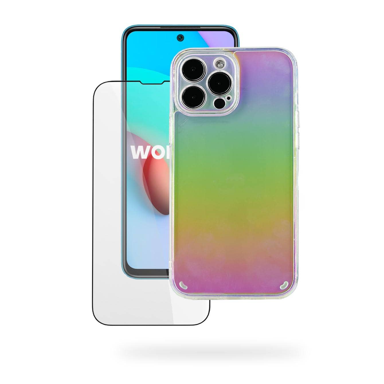 FUNDA PARA CELULAR MARCA WOLMOT DISEÑO TORNASOL - Multicolor - Ver 1