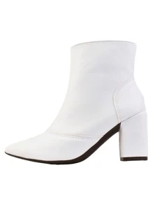 Women Fashion Boots - White - View 2