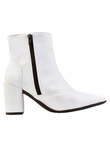 Women Fashion Boots - White - View 3