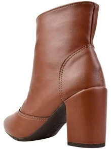 Women Fashion Boots - Camel - View 2