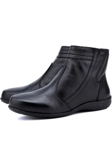 Women Fashion Boots - 黑色 - 查看 4