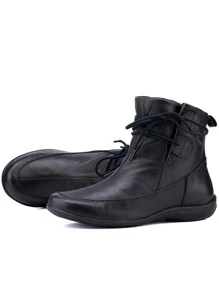 Women Fashion Boots - 黑色 - 查看 5