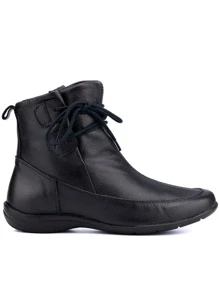 Women Fashion Boots - 黑色 - 查看 6