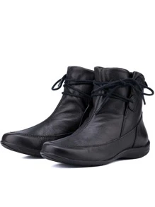Women Fashion Boots - 黑色 - 查看 3