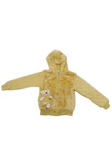 CONJUNTO PARA NIÑA CON OSO - Mostaza Amarilla - Ver 3