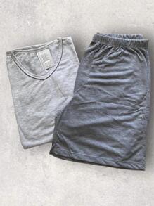 Men Loungewear Robes - Gris - Ver 3