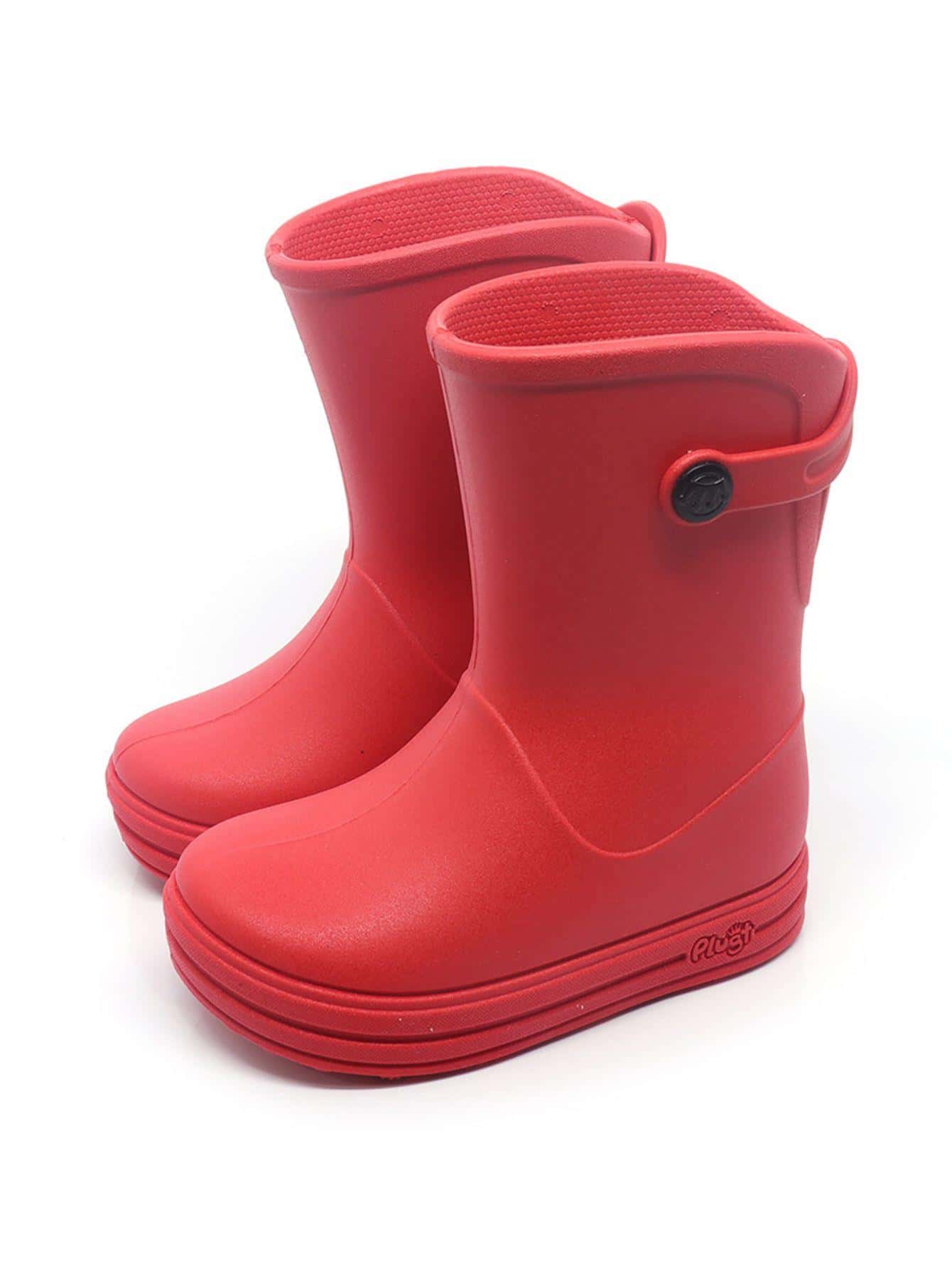 Kids Boots - 紅色 - 查看 1