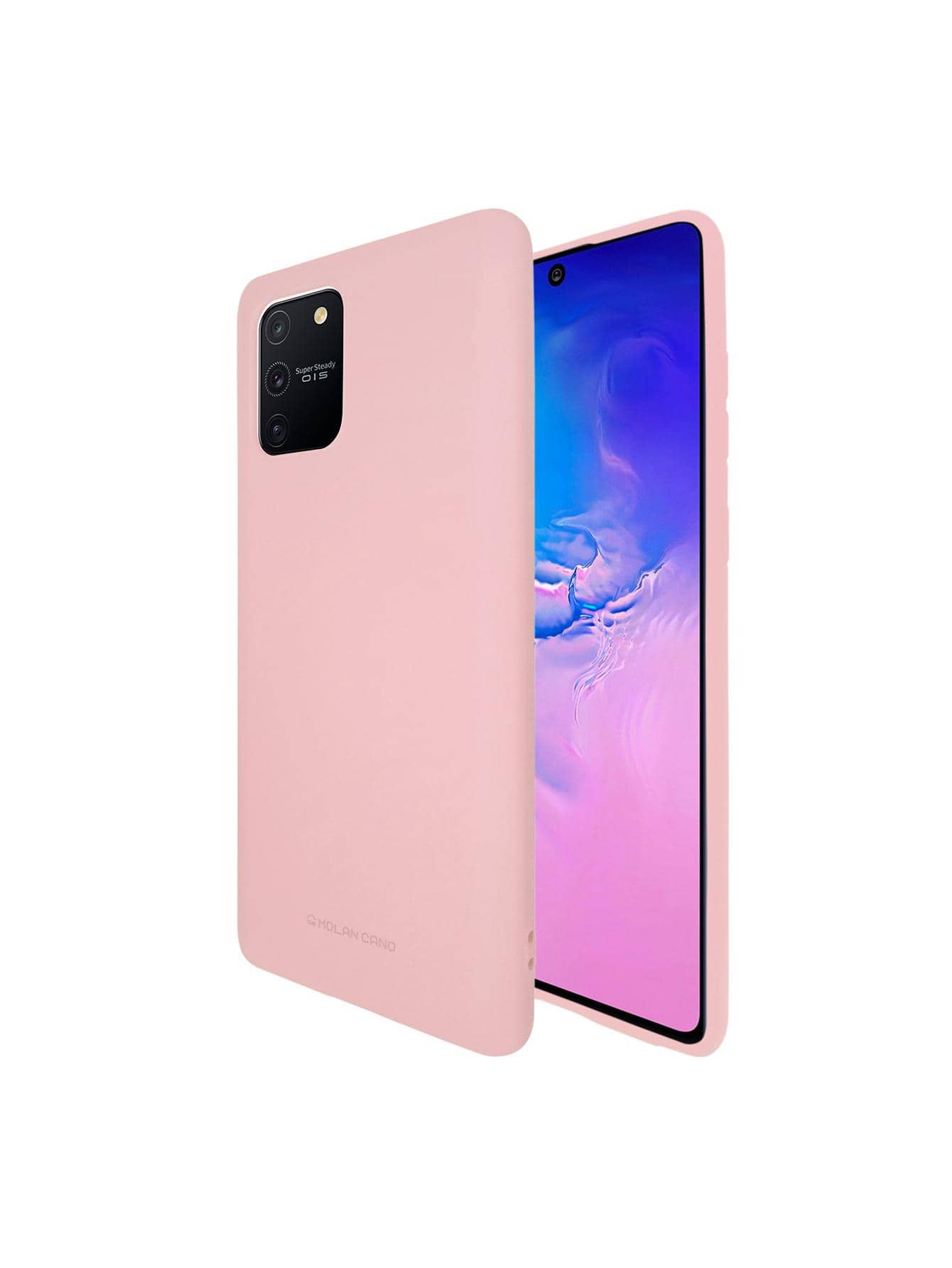 Soft Silicone Soft Touch Case For Galaxy S10 LITE - Hot Pink - View 1