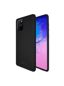Funda de Silicon Suave Soft Touch para Galaxy S10 LITE - Negro - Ver 1