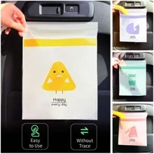 Bộ 60 Túi Đựng Rác Ô Tô Hoạt Hình, Dễ Dàng Dán Túi Rác Ô Tô Dùng Một Lần, Chống Rò Rỉ, Tiện Lợi - Nhiều màu - Xem 3