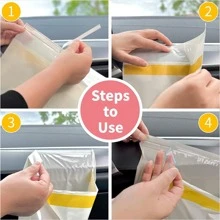 Bộ 60 Túi Đựng Rác Ô Tô Hoạt Hình, Dễ Dàng Dán Túi Rác Ô Tô Dùng Một Lần, Chống Rò Rỉ, Tiện Lợi - Nhiều màu - Xem 6