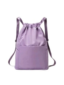 Women Fashion Backpacks - Mauve Purple - View 2