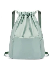 Women Fashion Backpacks - Green - View 1