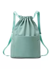 Women Fashion Backpacks - Green - View 2