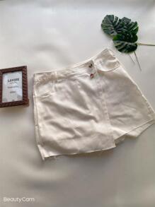 Women Shorts - Beis - Ver 1