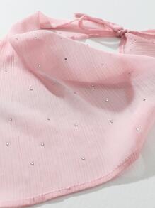 1 件水钻装饰海滩/假日头带 - 粉色 - 查看 2