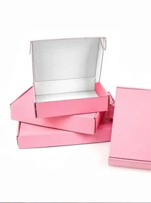 4pcs/8pcs Solid Color Gift Boxes, Party Favor Packaging