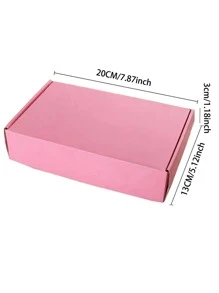 4pcs/8pcs Solid Color Gift Boxes, Party Favor Packaging