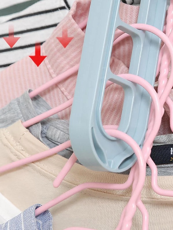 1pc 9hole Magic Clothes Hanger, Closet Organize,r Space Saving Multi