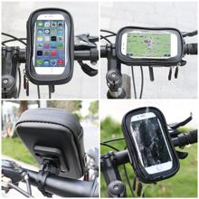 1 set Bolso de celular bicicleta - Negro - Ver 2
