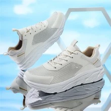 Giày thể thao thời trang nam, Bộ sưu tập mùa xuân 2023, Giày thể thao Chunky thông thường, Đế mềm thoải mái - Màu be - Xem 3