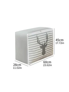 1入組鹿圖案被子收納袋 - 灰色 - 查看 4