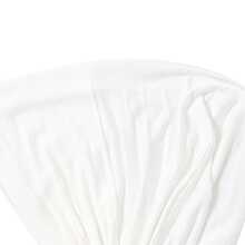 1 件 Abaya 配饰纯色头巾女士头巾日常休闲头巾女士头巾下帽女士面纱 - 白色 - 查看 4