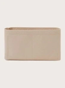 Felt Purse Organizer Insert For M.K. Tote Bag, Central City 33, With Zippers And Portable Handbag Shaper - Beige - View 6