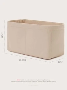 Felt Purse Organizer Insert For M.K. Tote Bag, Central City 33, With Zippers And Portable Handbag Shaper - Beige - View 4