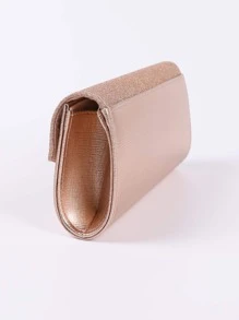 Túi Phong Bì Dây Xích Lấp Lánh Quyến Rũ - Rượu sâm banh - Xem 4