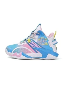 Zapatillas De Baloncesto Para Mujer De Nuevo Estilo De Verano, Zapatos Deportivos Absorbentes De Choque Con Suelas Antideslizantes Y Resistentes Al Desgaste, Para Mujeres Y Jóvenes Jugadores De Baloncesto - Rosa - Ver 3