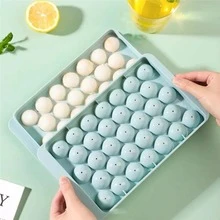 1pc Multi-grid Ice Ball Mold, Modern Plastic Ice Ball Maker For Home - Pink - View 7