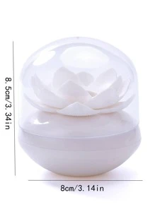 1入組蓮花設計牙籤筒 - 白色 - 查看 7