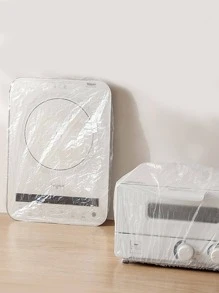 10pcs Clear Disposable Kitchen Microwave Dust Cover - Clear - View 5