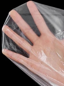 10pcs Clear Disposable Kitchen Microwave Dust Cover - Clear - View 8