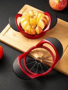 1 pieza Cortador de manzanas de acero inoxidable