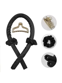 4 chiếc Máy uốn tóc khi ngủ không dùng nhiệt - màu đen - Xem 2