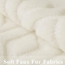 1 Vỏ đệm họa tiết hình học (Không bao gồm gối) - trắng - Xem 4