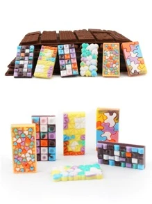 1入組矽膠巧克力模具 - 巧克力棕 - 查看 4