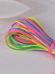 1 Pack Seven Color Korean Silk Chinese Knotting Wire Red Rope For DIY Knitting Hand - Multicolor - View 4