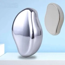 Depilador Piedra de Cristal Removedor de Pelo Depiladora - Plateado - Ver 1