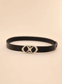 蒸汽朋克星形装饰腰带 PU 腰带 适合牛仔裤 波西米亚风 夏季、秋季、万圣节 - 黑色 - 查看 3