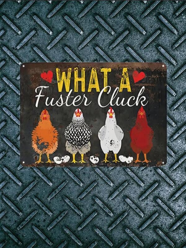 1pc Chicken Sign Indoor/Outdoor Chicken Decor On Coop Vintage Kitchen